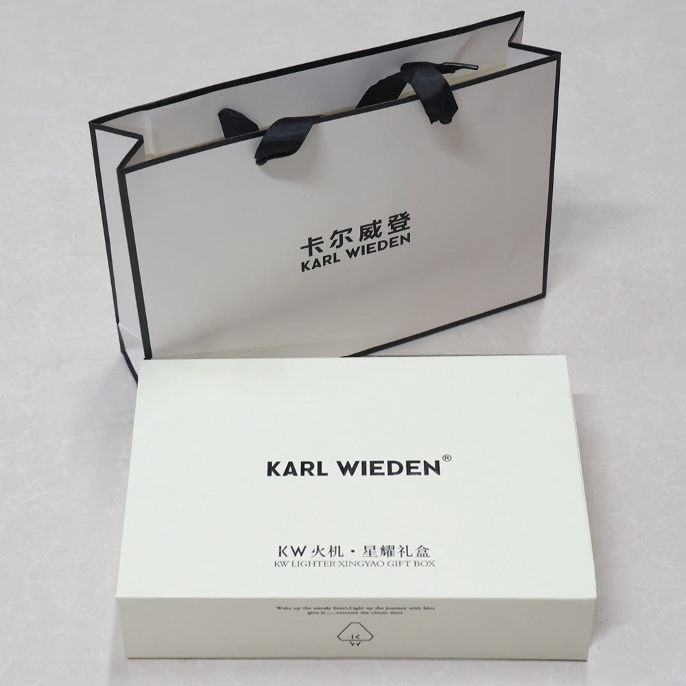 Karl Wieden Silver Starry Wave Lighter - KW-T0212B