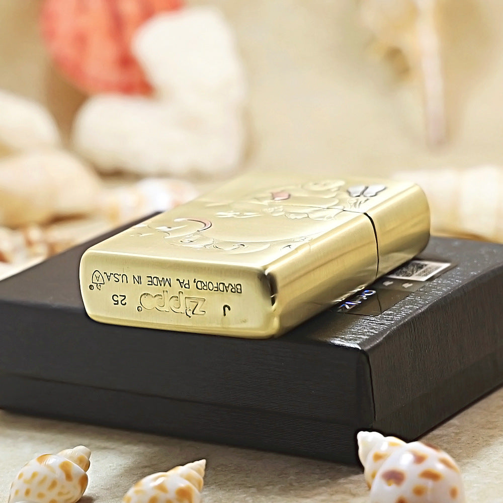 Zippo Armor Intricate Maitreya Buddha & Sutra Engravings 168-DS398