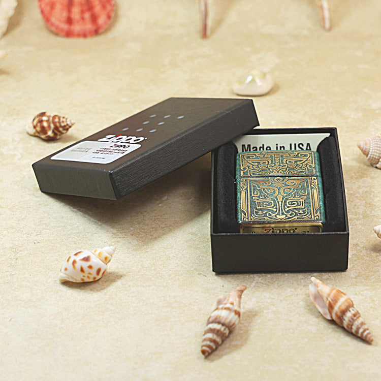 Zippo Vintage Bronze 'Dragon Totem' - DS137