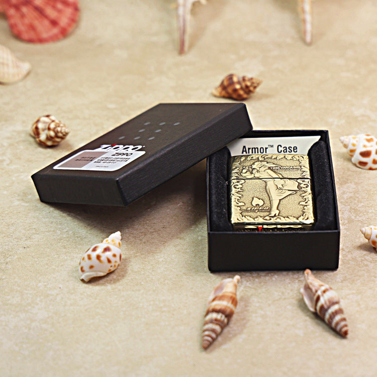 Zippo Armor High Polish Brass Tropical Beauty - CC72