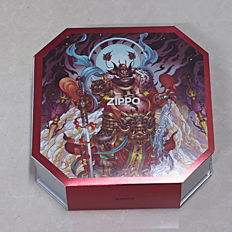 Zippo Color Printed Fierce Demon Queller Warrior - CS07