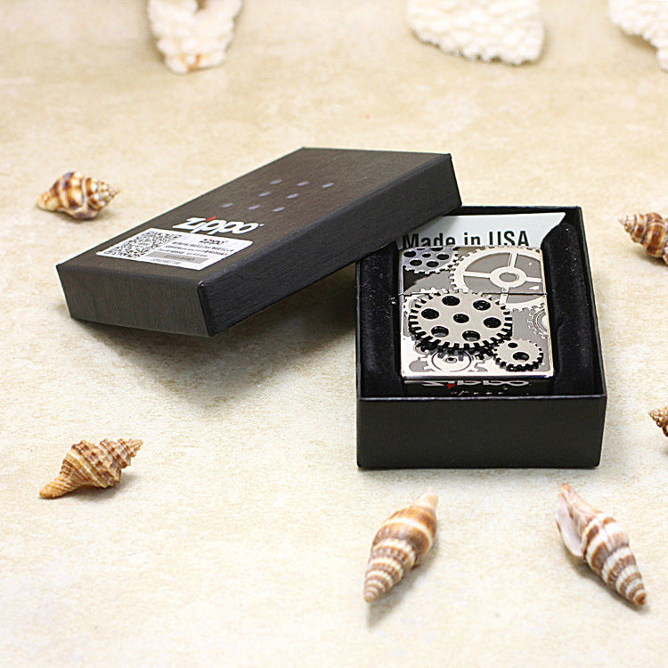 Zippo Gear and Cogs Intricate Carve - JP69