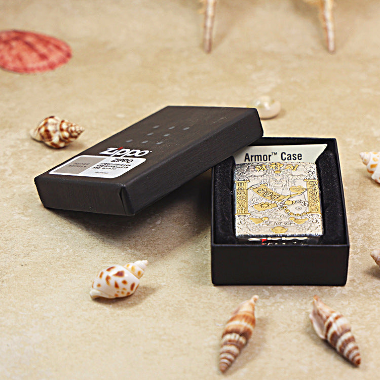 Zippo God of Wealth (Cai Shen) Deep Carve - DS108