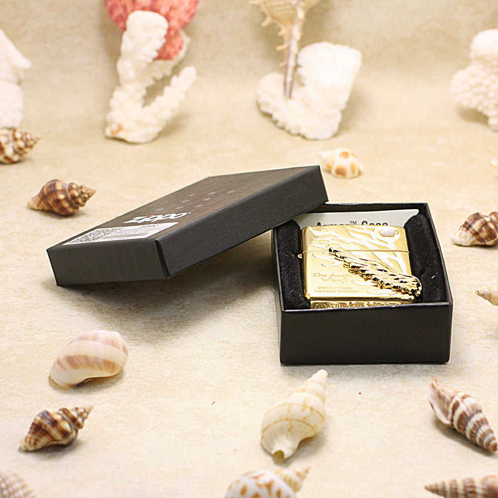 Zippo Limited Version 'The Angel's Wings' with Mother of Pearl Inlay - JP63