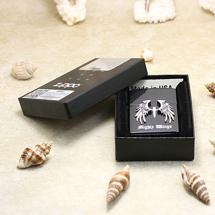 Zippo 'Mighty Wings' with Cross Emblem - JP70