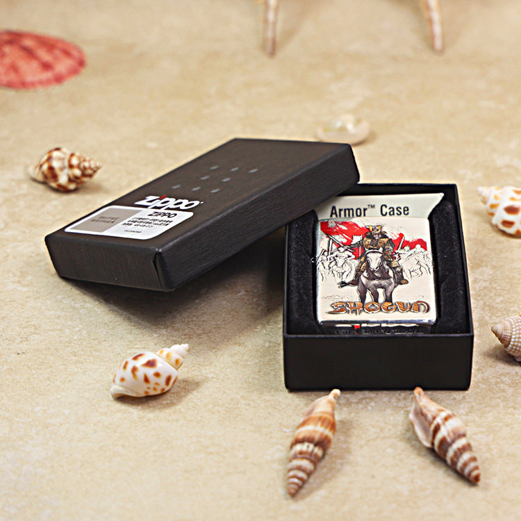 Zippo 'Shogun' Multi-Media Carving - Figure Series - DS107