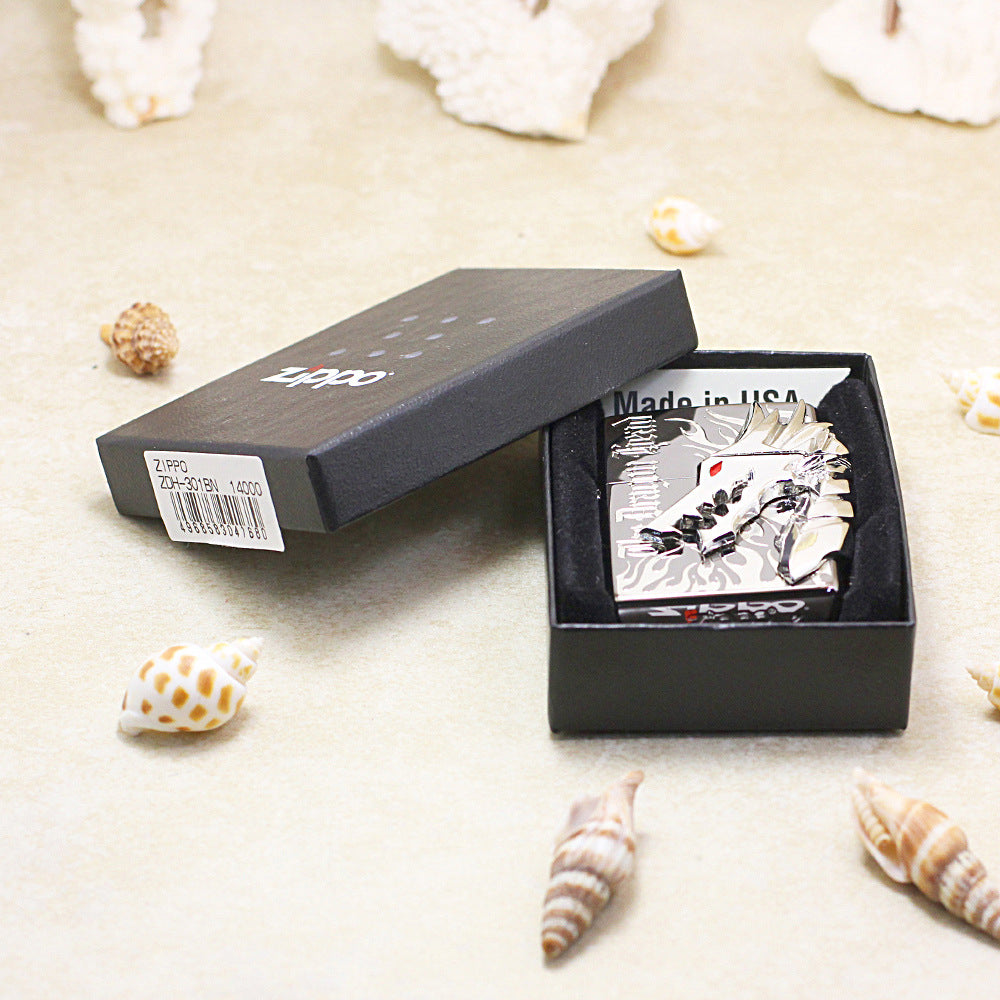 Zippo Argent Serpent Head Medallion - JP40