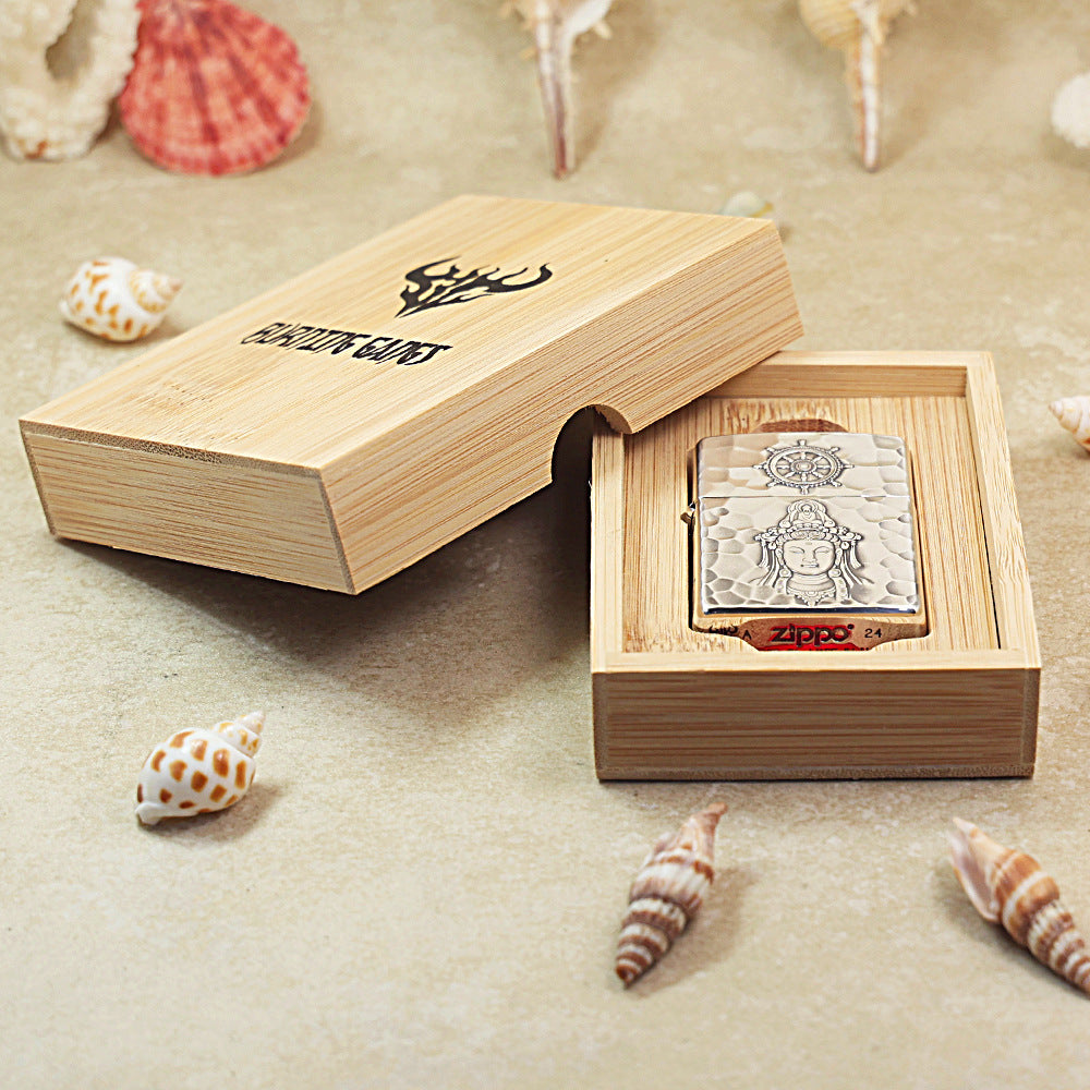 Zippo Silver-Plated 'Guanyin of Compassion' 162-DS68