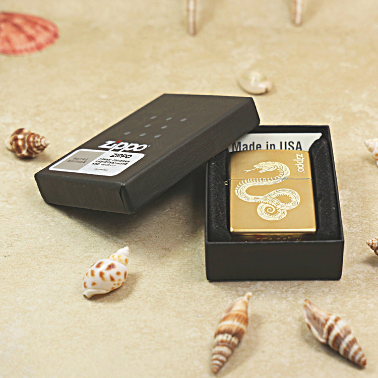 Zippo Snake Engraving - Animal Zodiac Collection - DS105