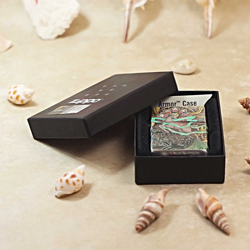 Zippo Antique Silver Nine-Colored Deer Mythical Edition - DS165