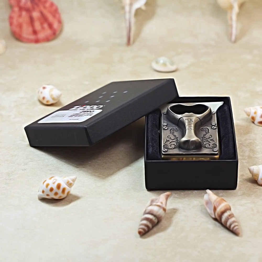 Zippo Brass Bottle Opener Emblem Today is the Gift - DS179