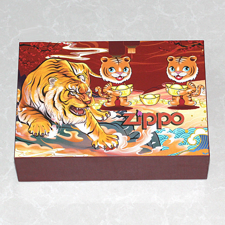 Zippo Polished Brass Tiger Emblem - DS151