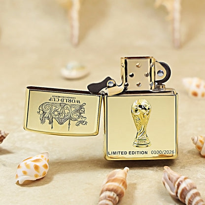 Zippo World Cup 2026 Limited Edition Brass Lighter - 254BWC
