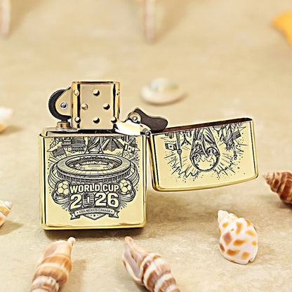 Zippo World Cup 2026 Limited Edition Brass Lighter - 254BWC