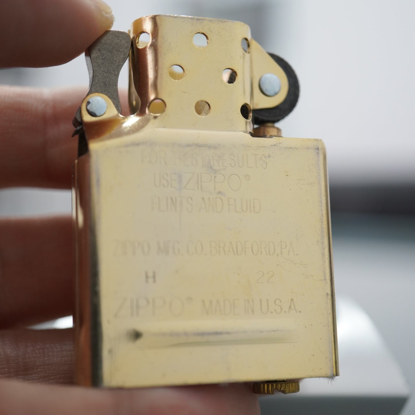 Zippo Engraved Dragon Solid Brass Armor Deep Carved 5-Sided -CC165