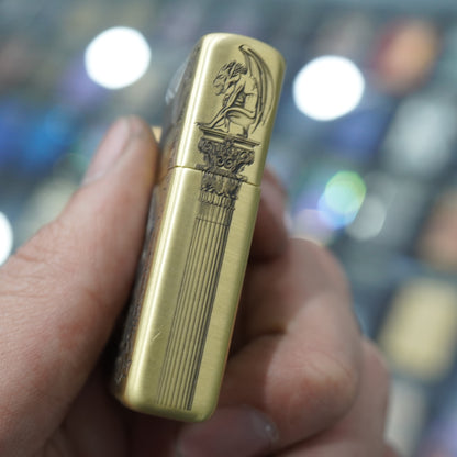 Zippo Armor Antique Brass 'Masonic All-Seeing Eye' - CC11