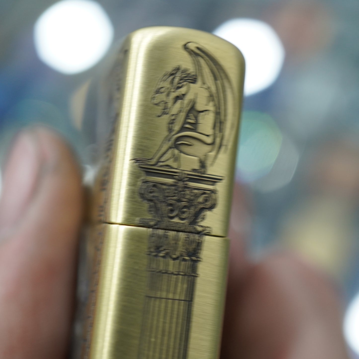 Zippo Armor Antique Brass 'Masonic All-Seeing Eye' - CC11