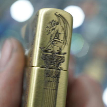 Zippo Armor Antique Brass 'Masonic All-Seeing Eye' - CC11