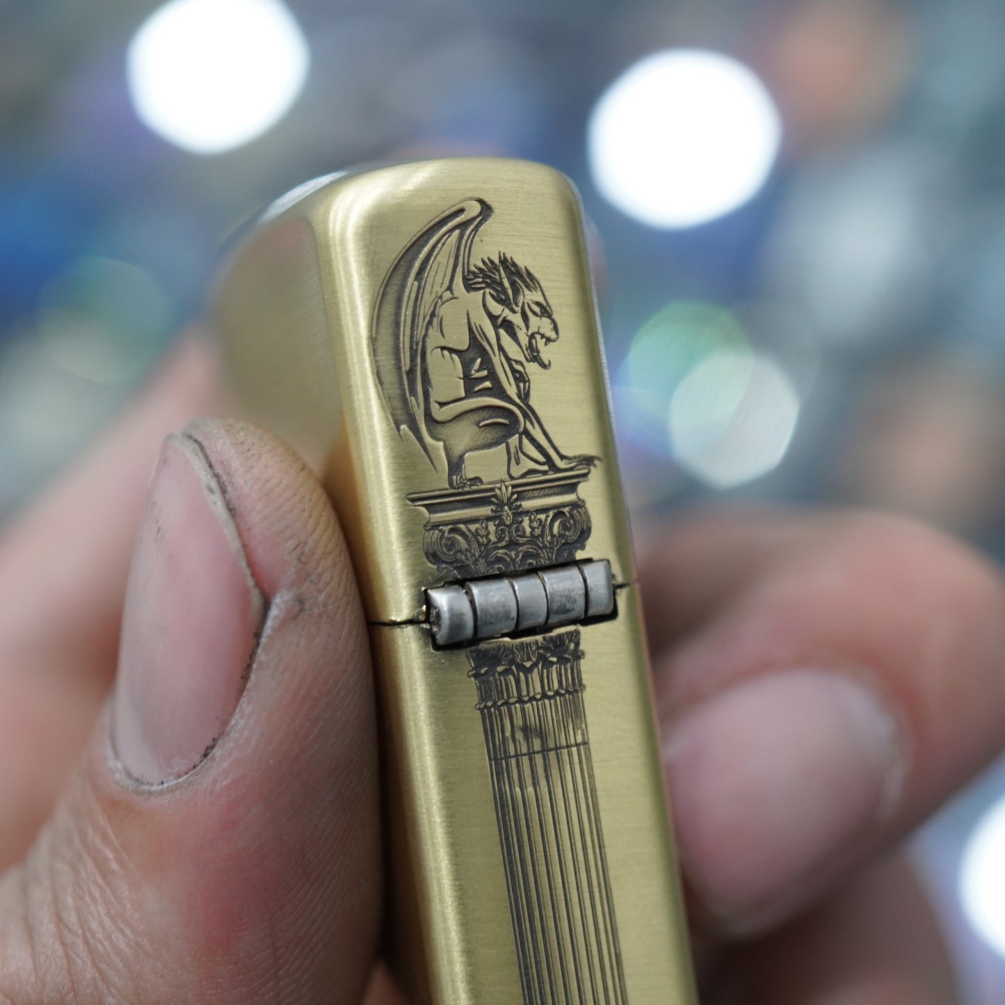 Zippo Armor Antique Brass 'Masonic All-Seeing Eye' - CC11