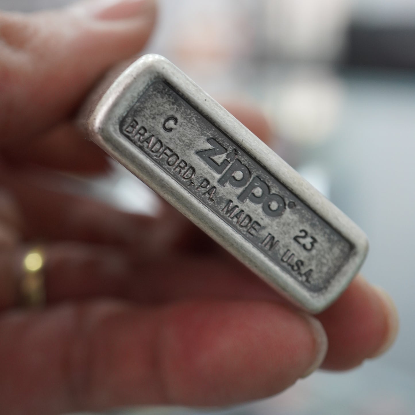 Zippo Antique Silver Lady in the Wind - DS154