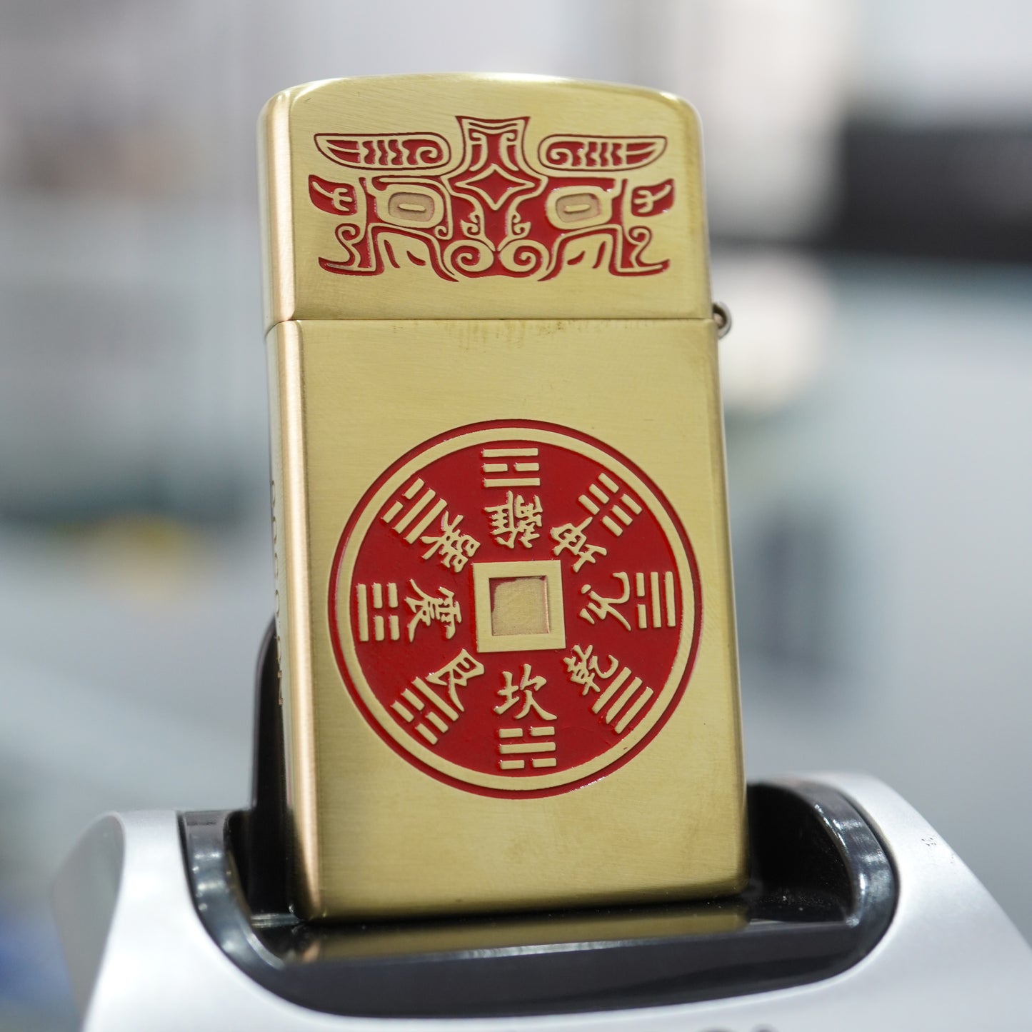 Zippo Mountain Ghost Flower Coin Slim Case - CC79