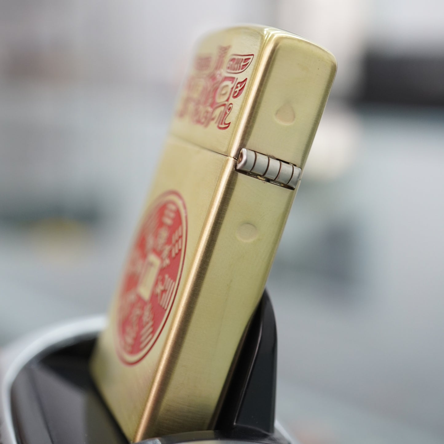 Zippo Mountain Ghost Flower Coin Slim Case - CC79