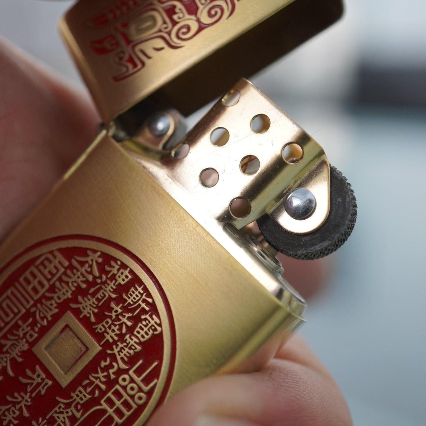 Zippo Mountain Ghost Flower Coin Slim Case - CC79