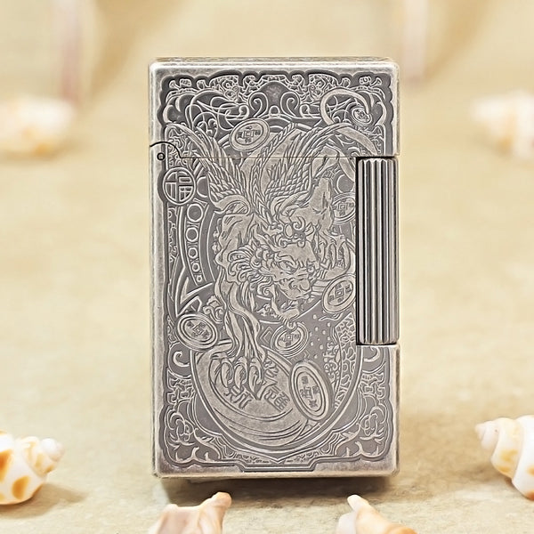 Karl Wieden Antique Silver Pixiu Lighter - KW-T02109
