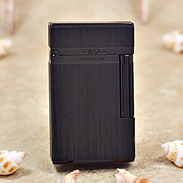 Karl Wieden Black Brushed Premium Lighter - KW-T02G