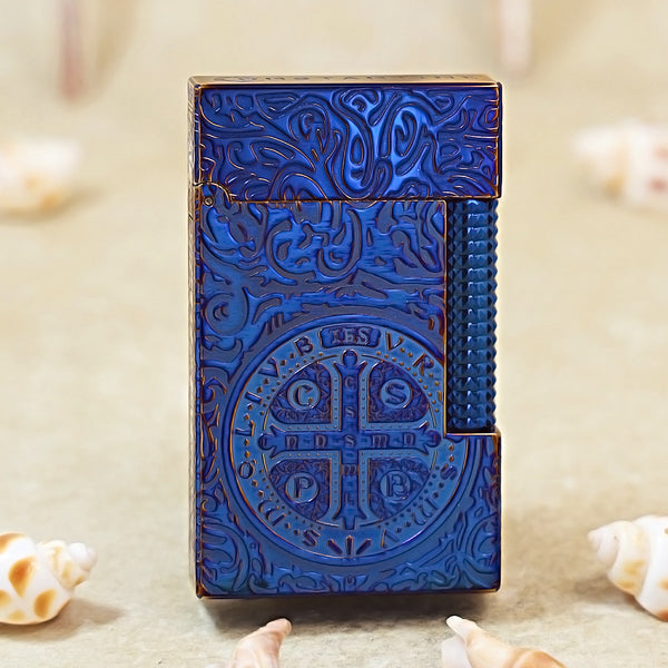 Karl Wieden Blue Constantine Emblem Lighter - KW-T021013