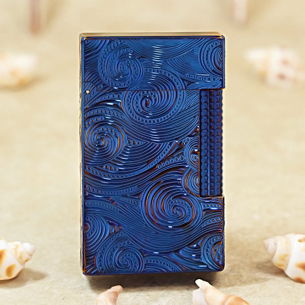 Karl Wieden Blue Starry Texture Lighter - KW-T021023A