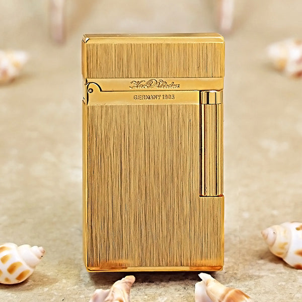 Karl Wieden Gold Brushed Lighter - KW-T02F