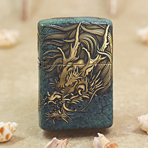 Zippo Armor Canglong Chushan Relief 205-DS349
