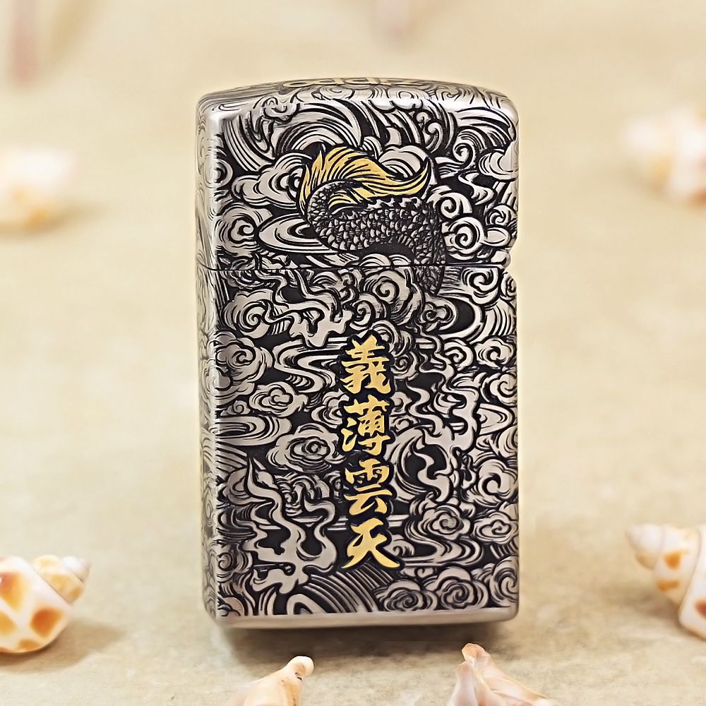 Zippo Steel Armor Guan Yu Relief DS352