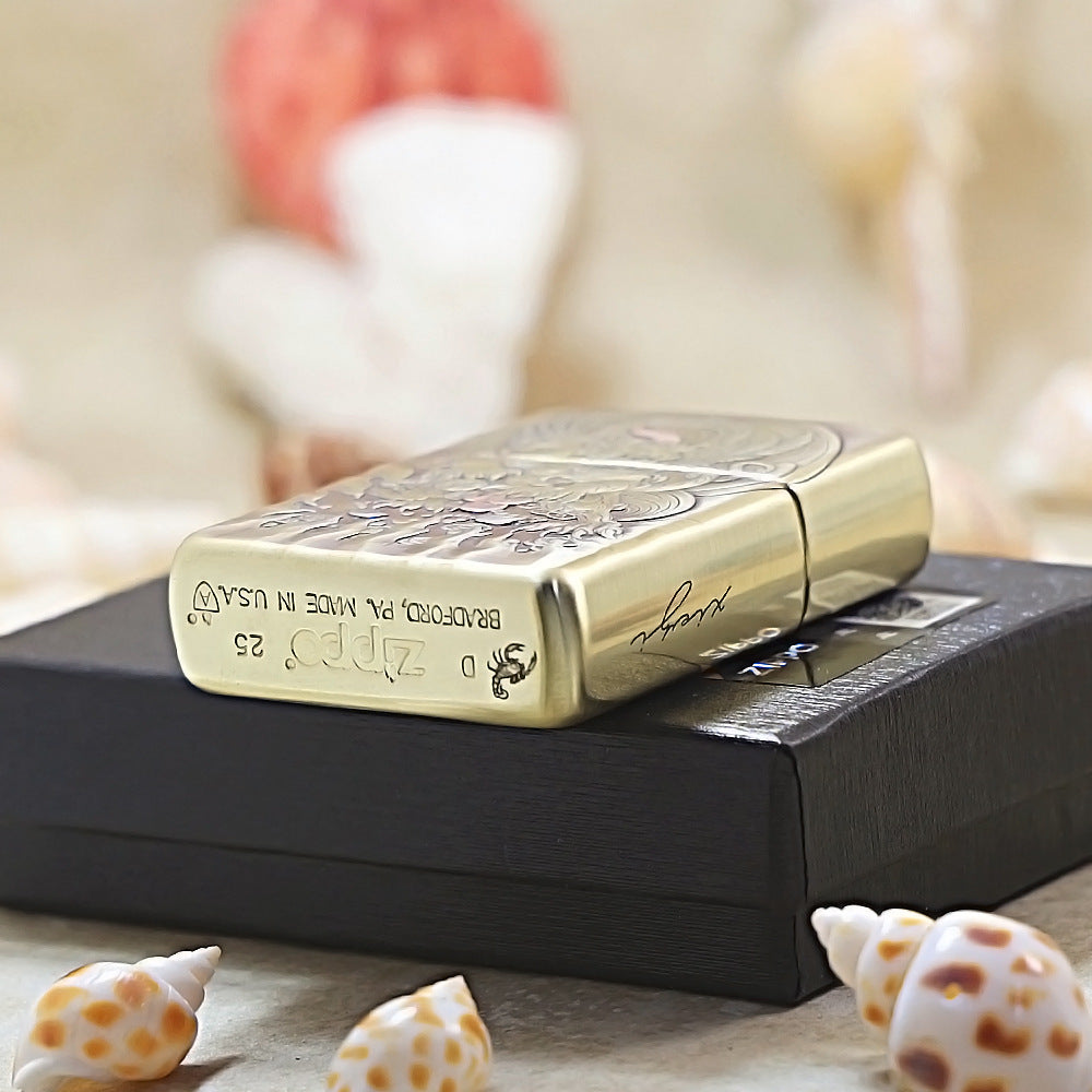 Zippo Armor Scorpion & Pixiu Feng Shui Engraved 168-DS415