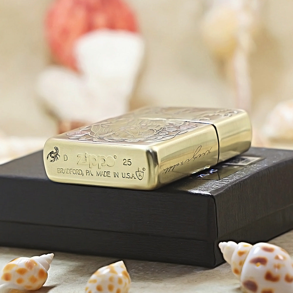 Zippo Exquisite 'Carp Turning into Dragon' 3D Relief 168-DS386