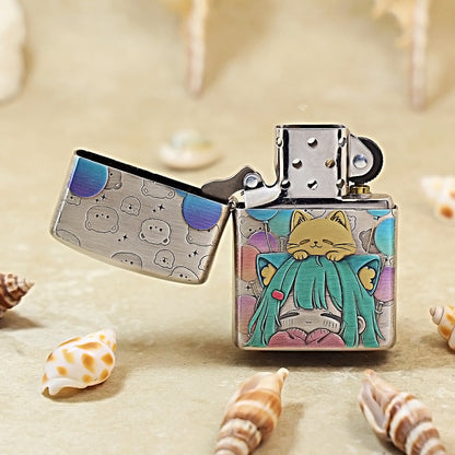 Zippo Miku Sleepy Cat 162-DS232