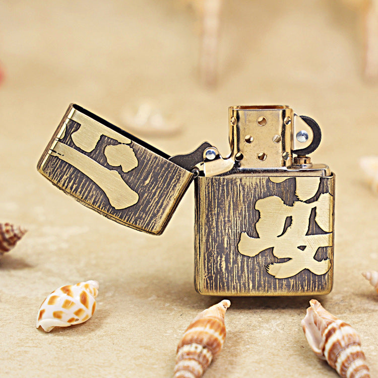 Zippo 'Peace & Joy' High-Relief Engraving 168-DS446