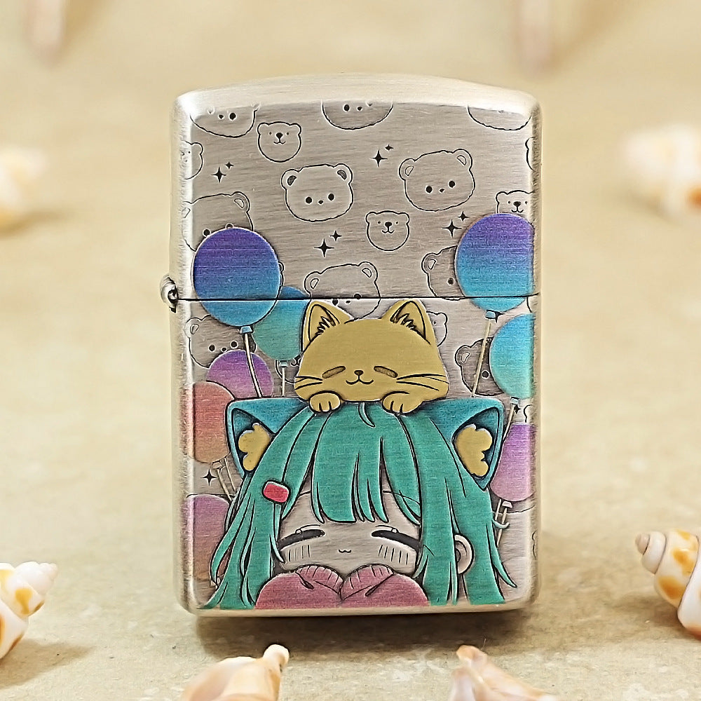 Zippo Miku Sleepy Cat 162-DS232