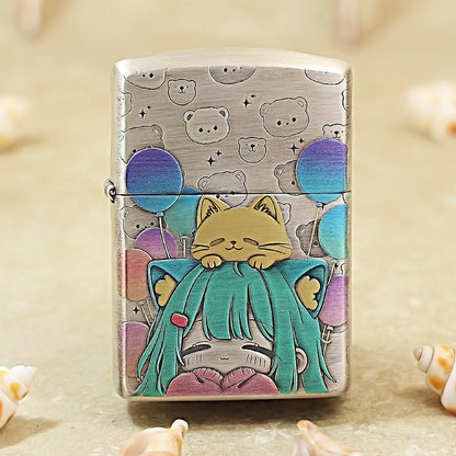 Zippo Miku Sleepy Cat 162-DS232