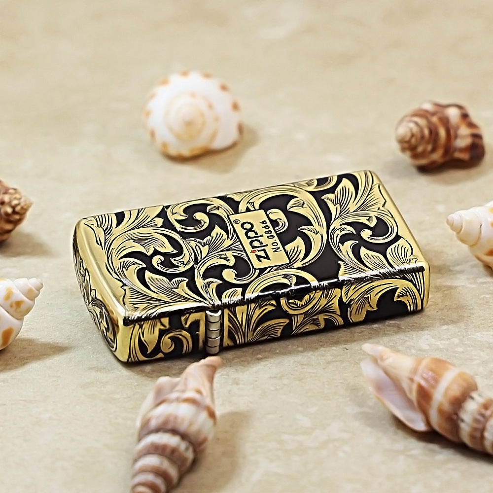 Zippo 1607 Black Ice Arabesque DS211