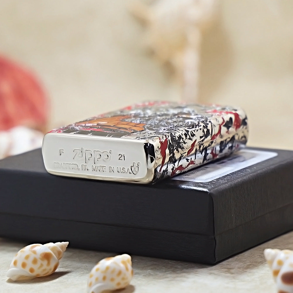 Zippo Wudou Panda 3D Engraved Motif 162-DS481