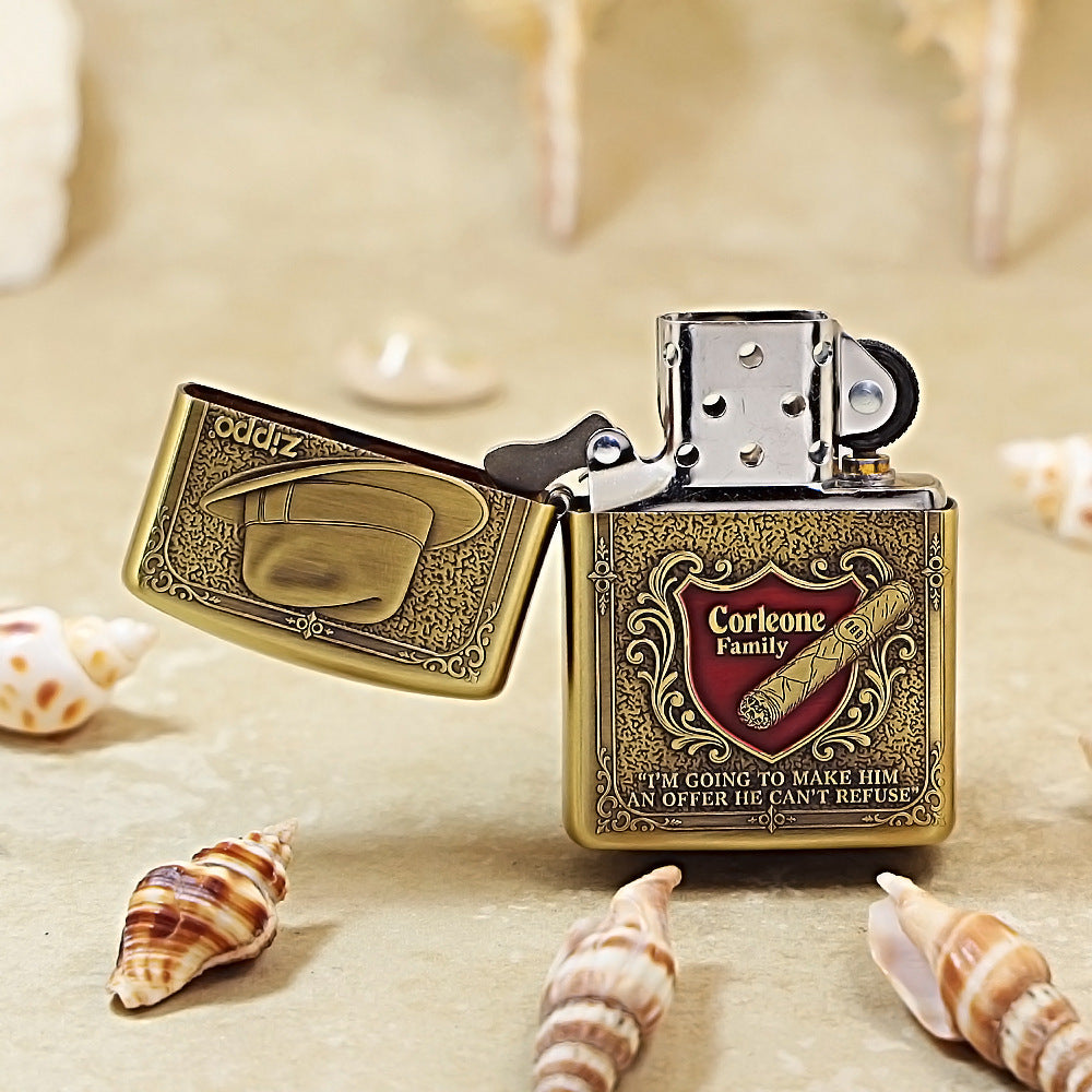 Zippo Armor Intricately Engraved 'Godfather' 162-DS381