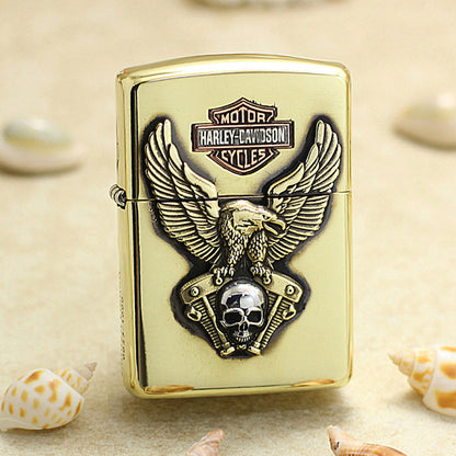 Zippo Harley-Davidson 3D Engraved Gold-Plated 168-DS457