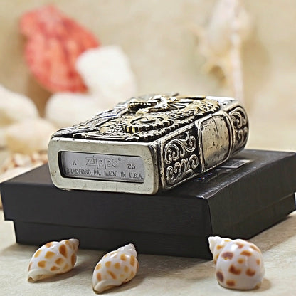 Zippo Armor Chinese Dragon & Steampunk Gear 205-DS325