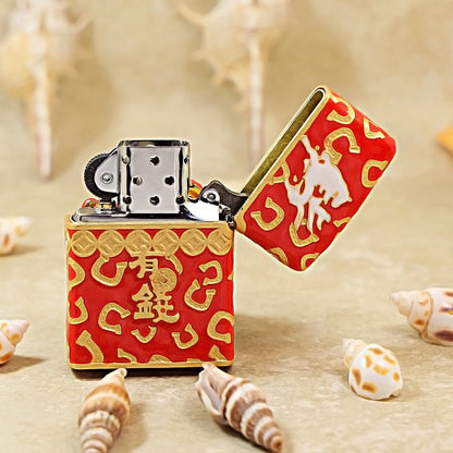 Zippo 'Horse Carrying Money' Pattern 205-DS351