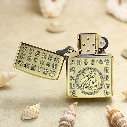Zippo Armor 'Bai Fu Tuan Long' Finely Engraved 168-DS451