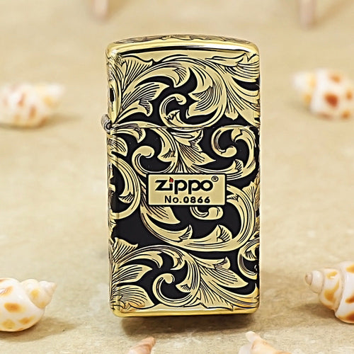 Zippo 1607 Black Ice Arabesque DS211
