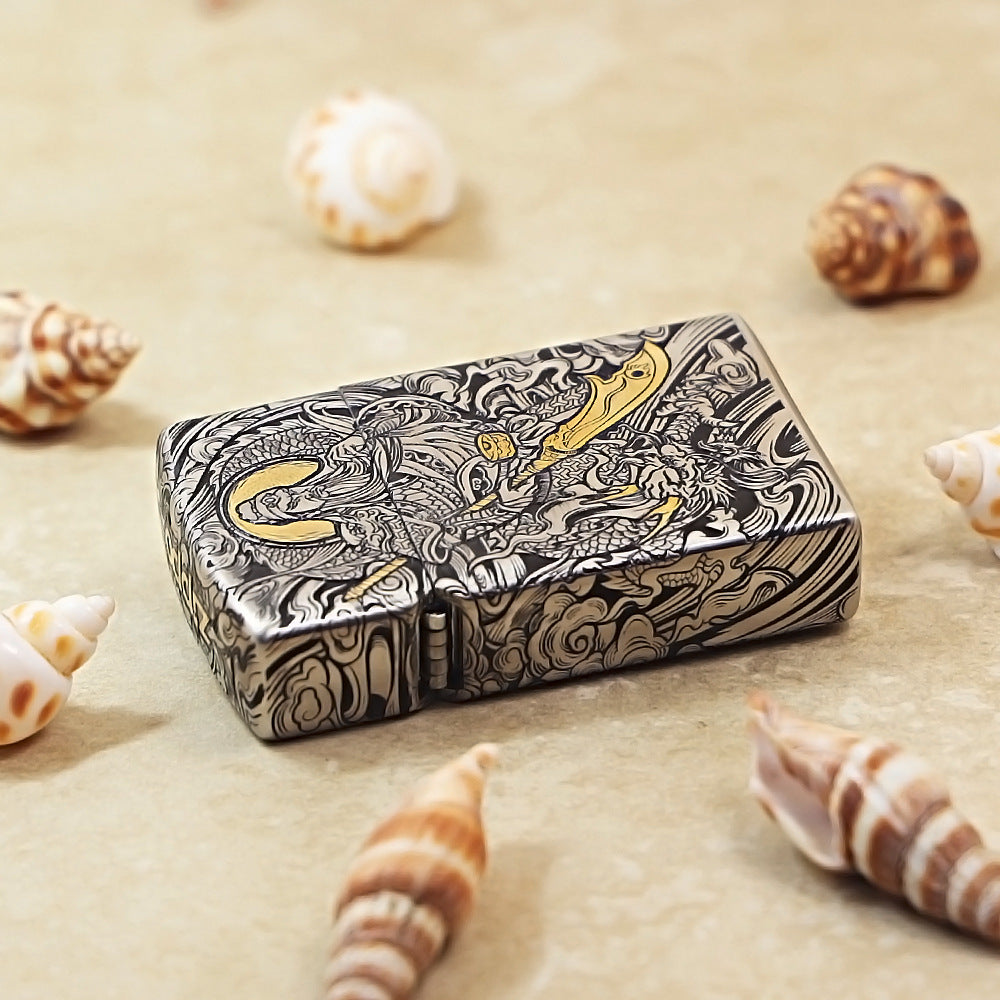 Zippo Steel Armor Guan Yu Relief DS352