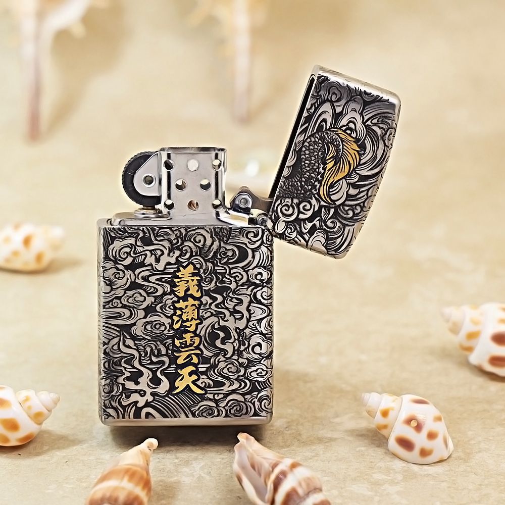 Zippo Steel Armor Guan Yu Relief DS352